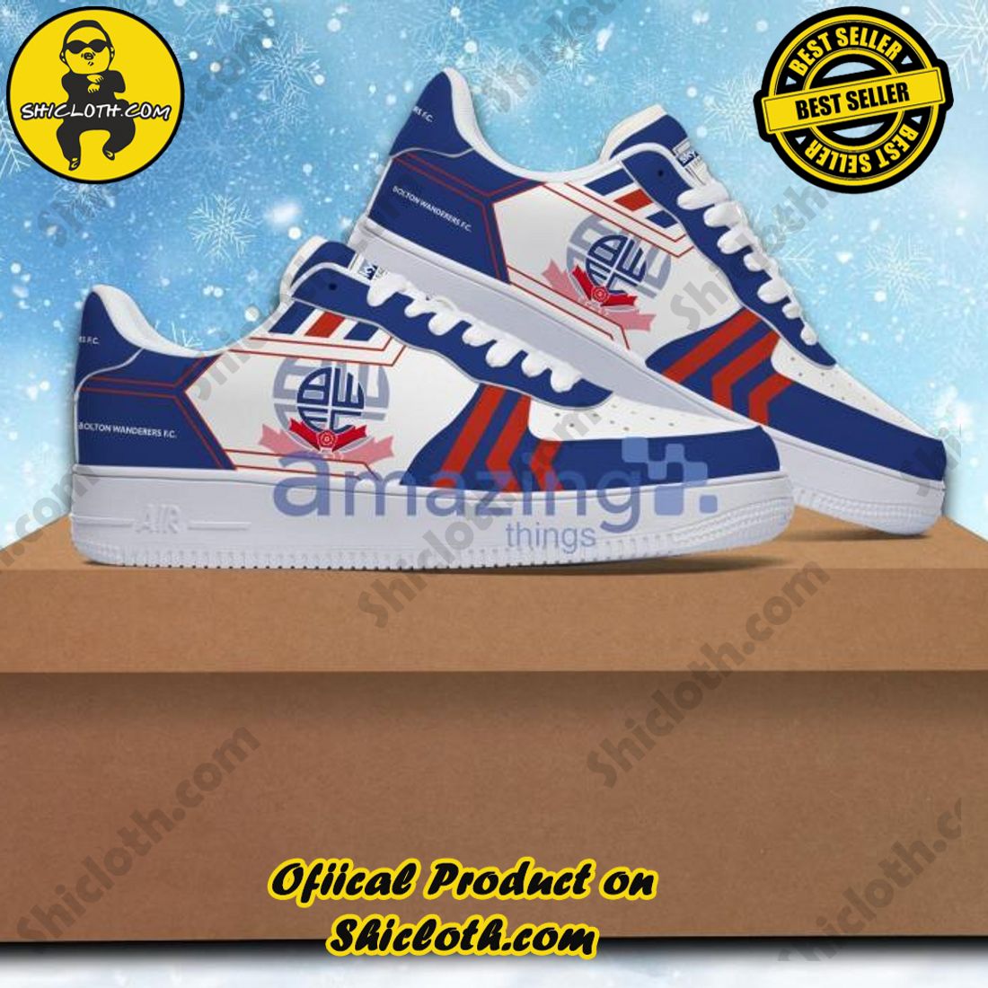 Hot Trending: Unveiling the Elegance of Shicloth's Air Force 1 Shoes Gift for All 13 EFL League One Bolton Wanderers Air Force 1 Shoes