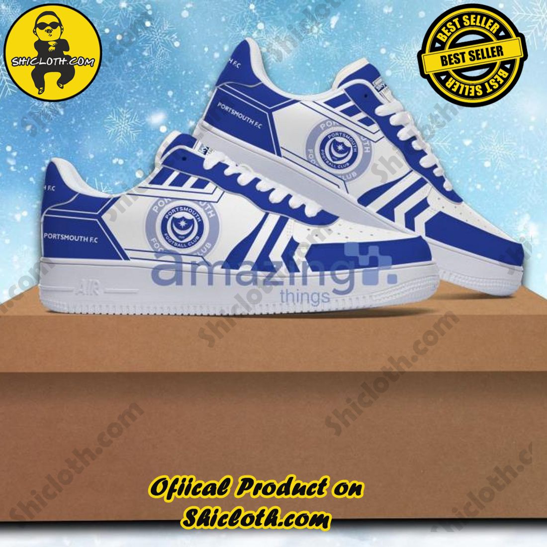 Hot Trending: Unveiling the Elegance of Shicloth's Air Force 1 Shoes Gift for All 18 EFL League One Portsmouth F.C Air Force 1 Shoes