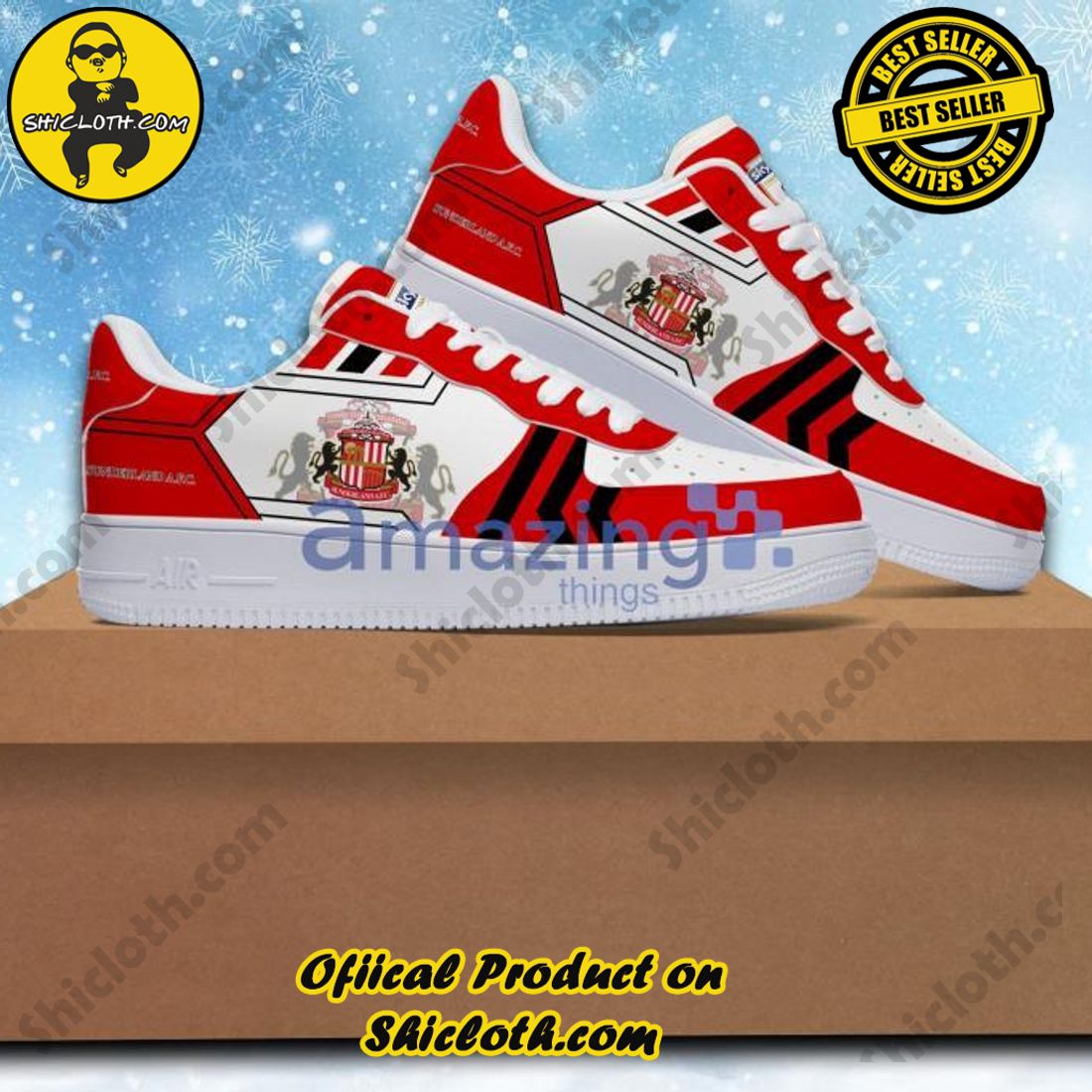 EFL League One Sunderland A.F.C Air Force 1 Shoes