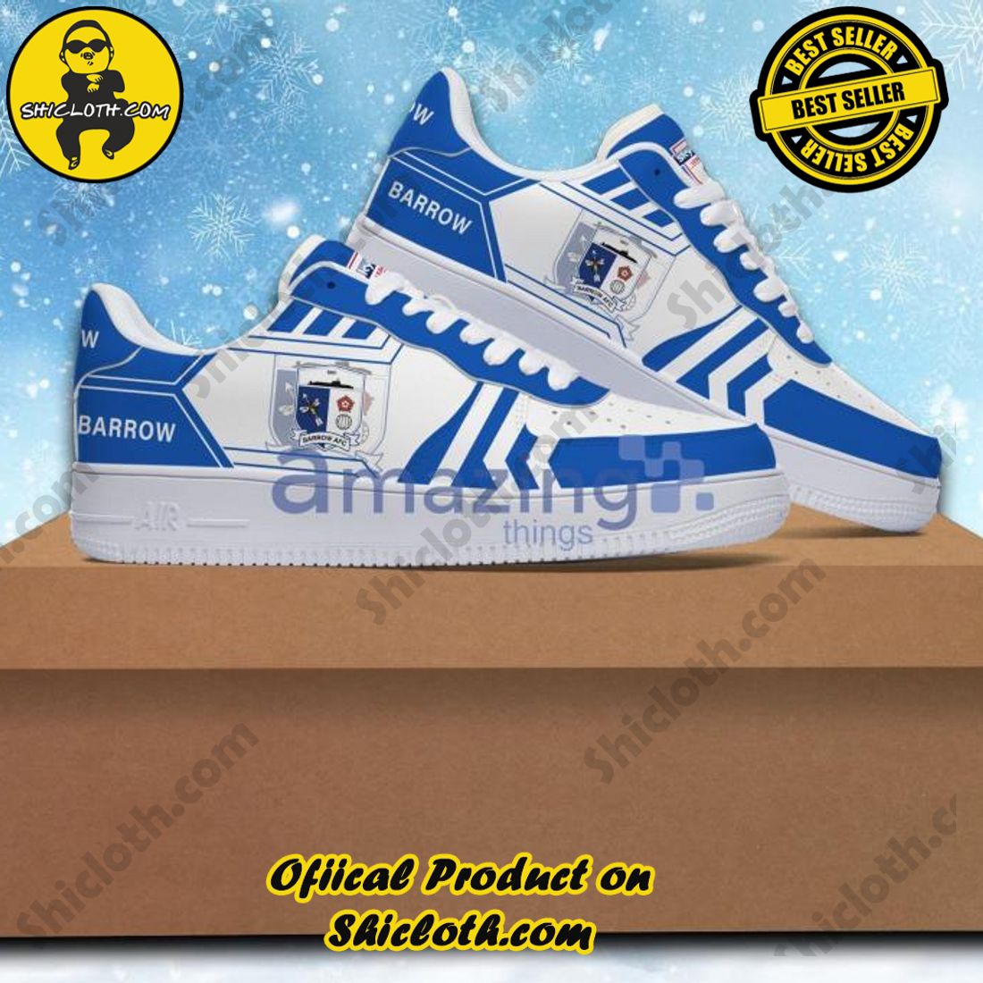 Hot Trending: Unveiling the Elegance of Shicloth's Air Force 1 Shoes Gift for All 23 EFL League Two Barrow AFC Air Force 1 Shoes