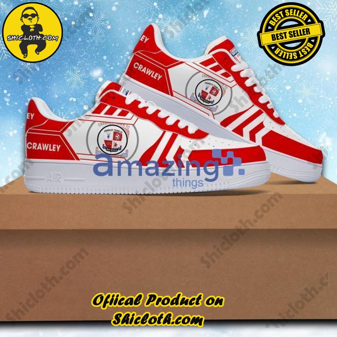 Hot Trending: Unveiling the Elegance of Shicloth's Air Force 1 Shoes Gift for All 26 EFL League Two Crawley Town Air Force 1 Shoes