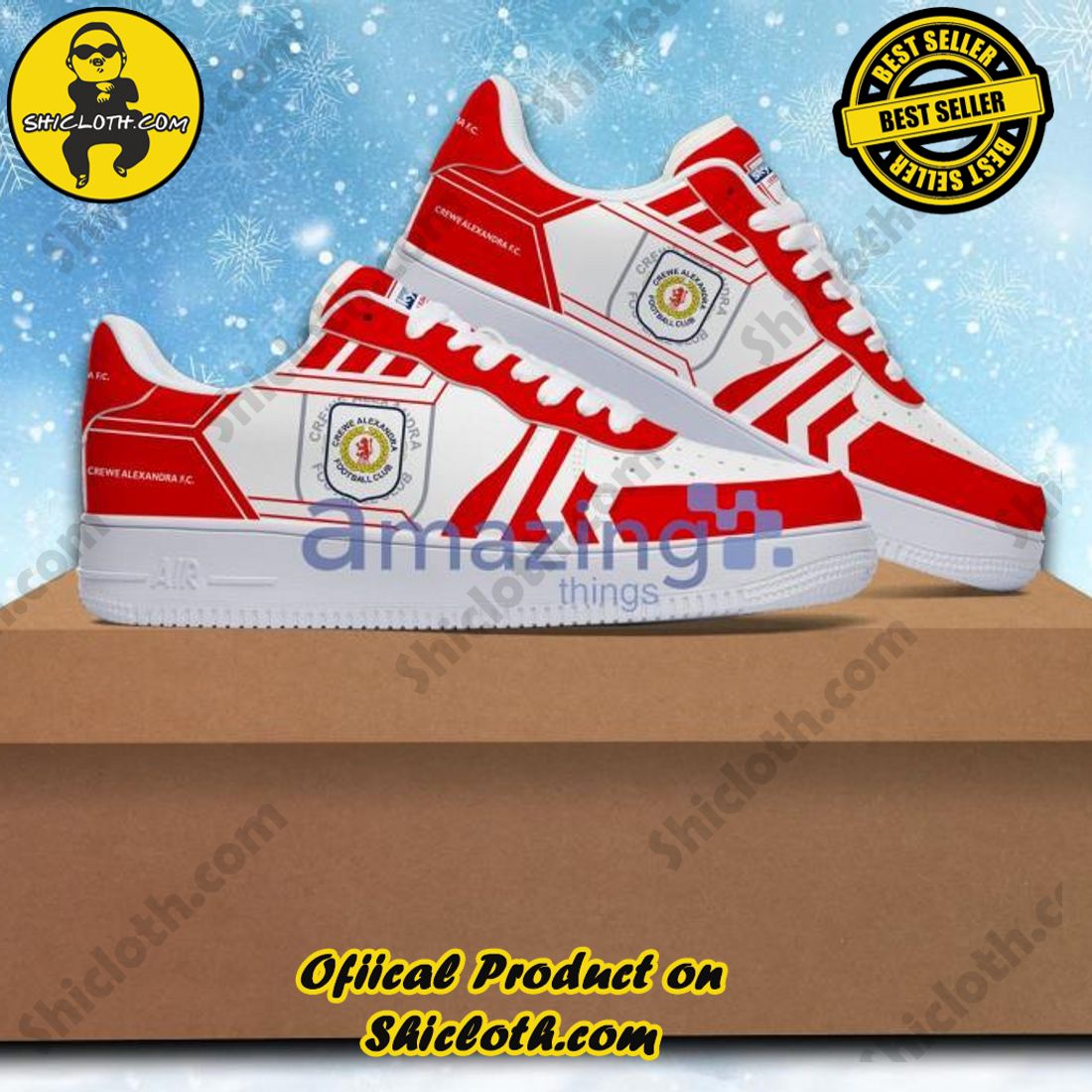 Hot Trending: Unveiling the Elegance of Shicloth's Air Force 1 Shoes Gift for All 27 EFL League Two Crewe Alexandra Air Force 1 Shoes