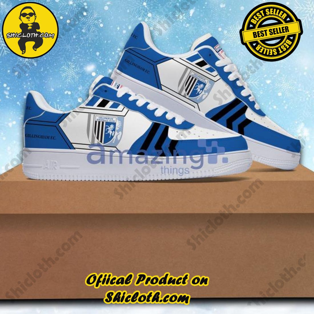Hot Trending: Unveiling the Elegance of Shicloth's Air Force 1 Shoes Gift for All 29 EFL League Two Gillingham Air Force 1 Shoes