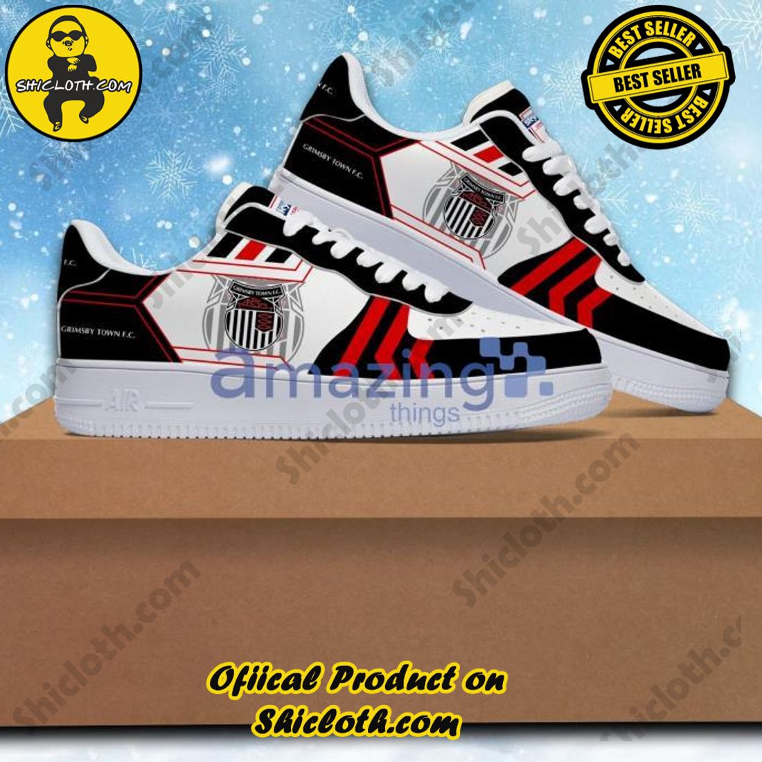 Hot Trending: Unveiling the Elegance of Shicloth's Air Force 1 Shoes Gift for All 30 EFL League Two Grimsby Town Air Force 1 Shoes