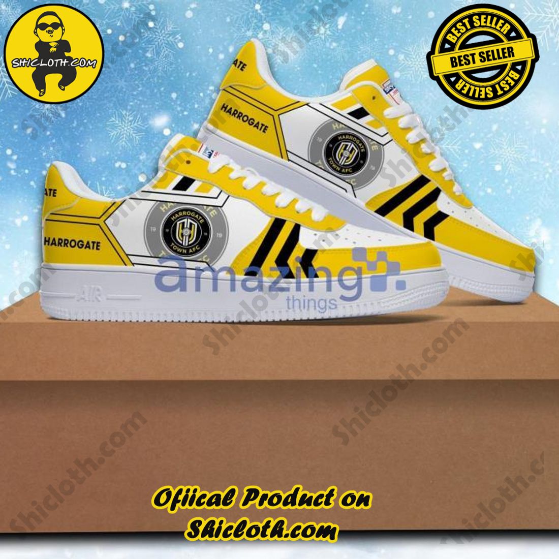 Hot Trending: Unveiling the Elegance of Shicloth's Air Force 1 Shoes Gift for All 31 EFL League Two Harrogate Town AFC Air Force 1 Shoes