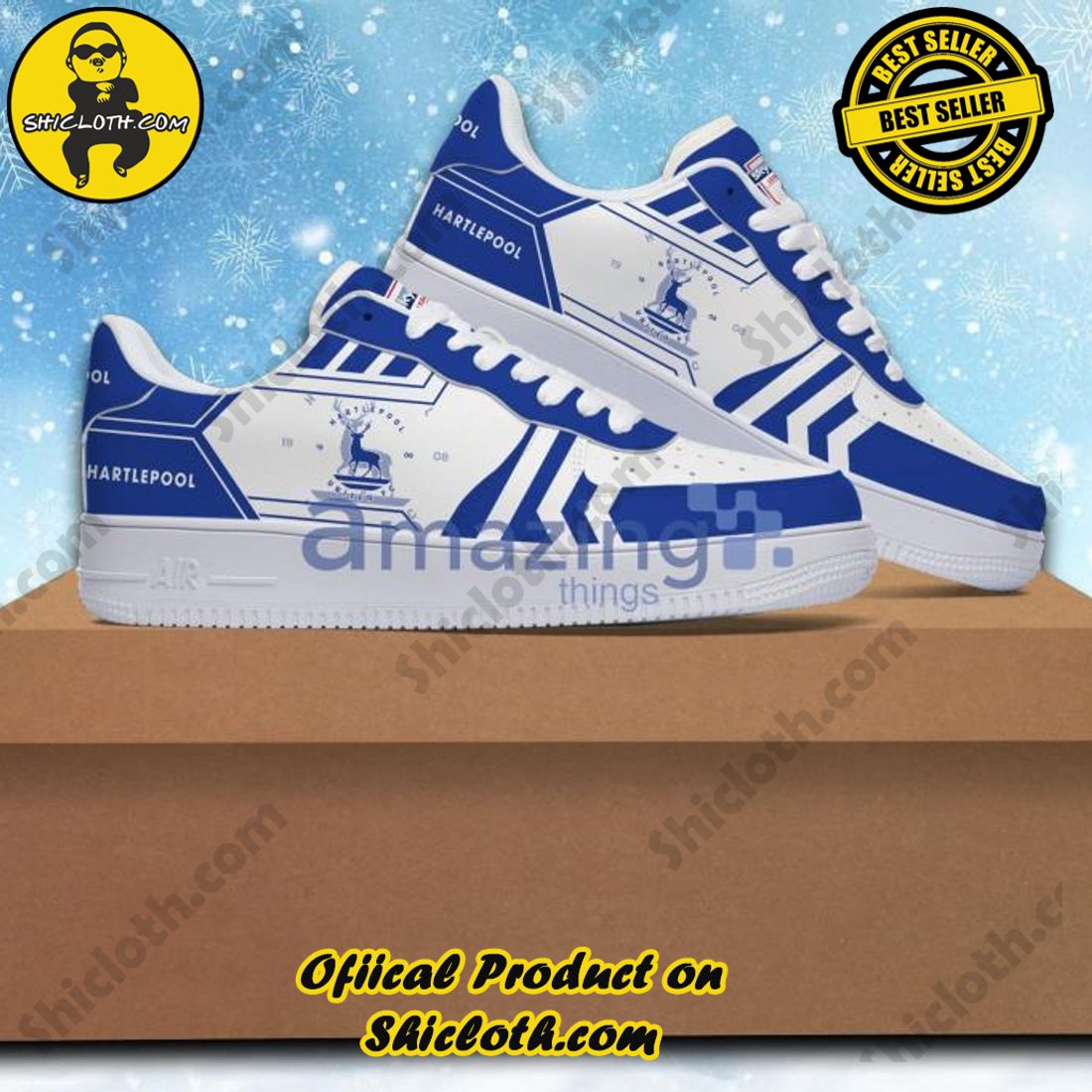 Hot Trending: Unveiling the Elegance of Shicloth's Air Force 1 Shoes Gift for All 32 EFL League Two Hartlepool United Air Force 1 Shoes