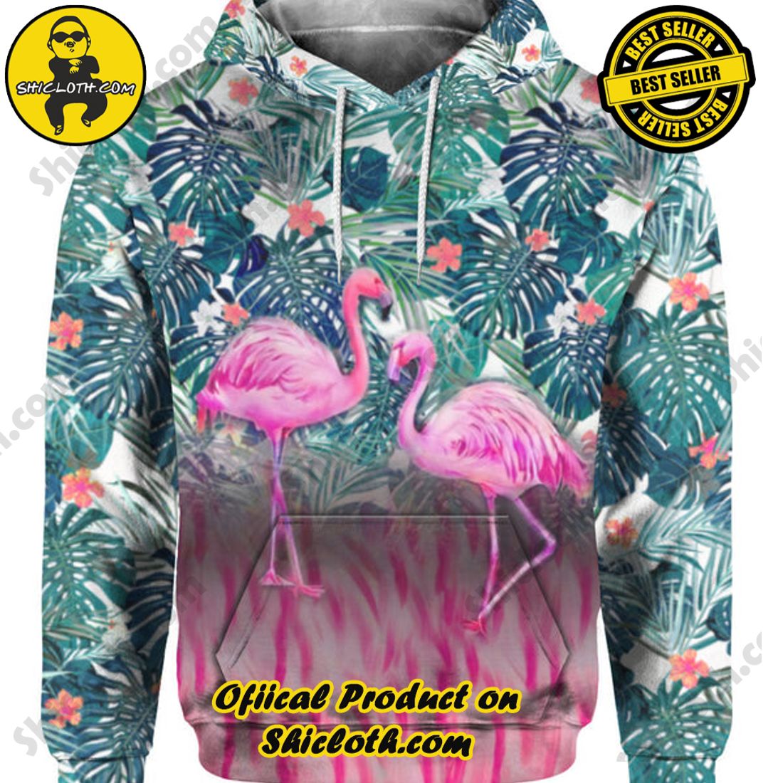 Shiclothshop's 3D Hoodies: The Ultimate Fashionable Gift for Everyone 27 Flamingo 3D All Over Print Hoodie
