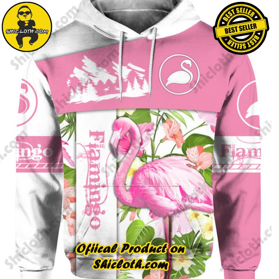 Shiclothshop's 3D Hoodies: The Ultimate Fashionable Gift for Everyone 28 Flamingo 3D All Over Print Hoodie Ver 2