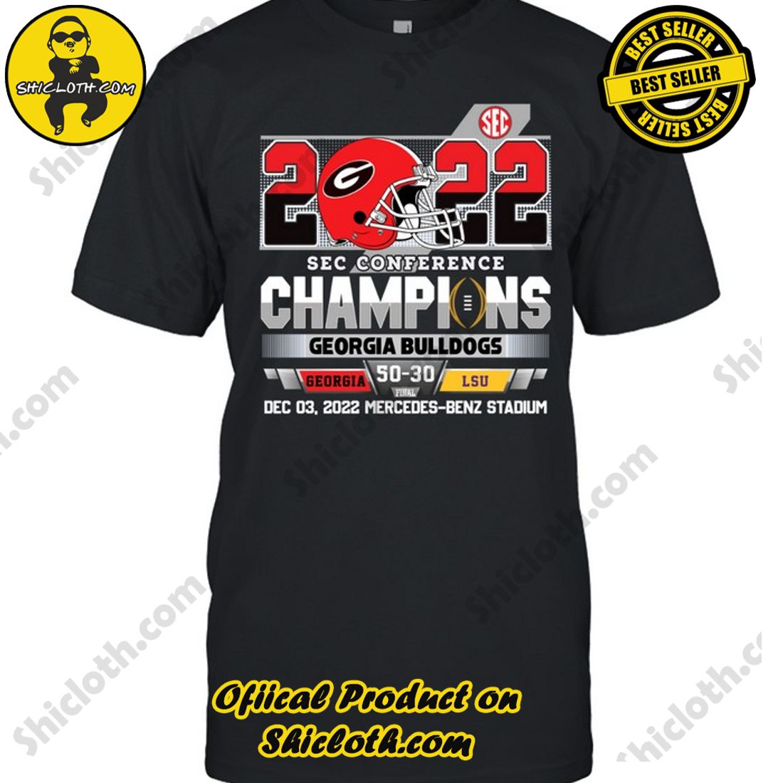Hot trending: Discover the Ultimate Georgia Bulldogs and Michigan Wolverines Fan Gear Collection at Shiclothshop 6 Georgia Bulldogs 2022 SEC Conference Championship Unisex T-shirt