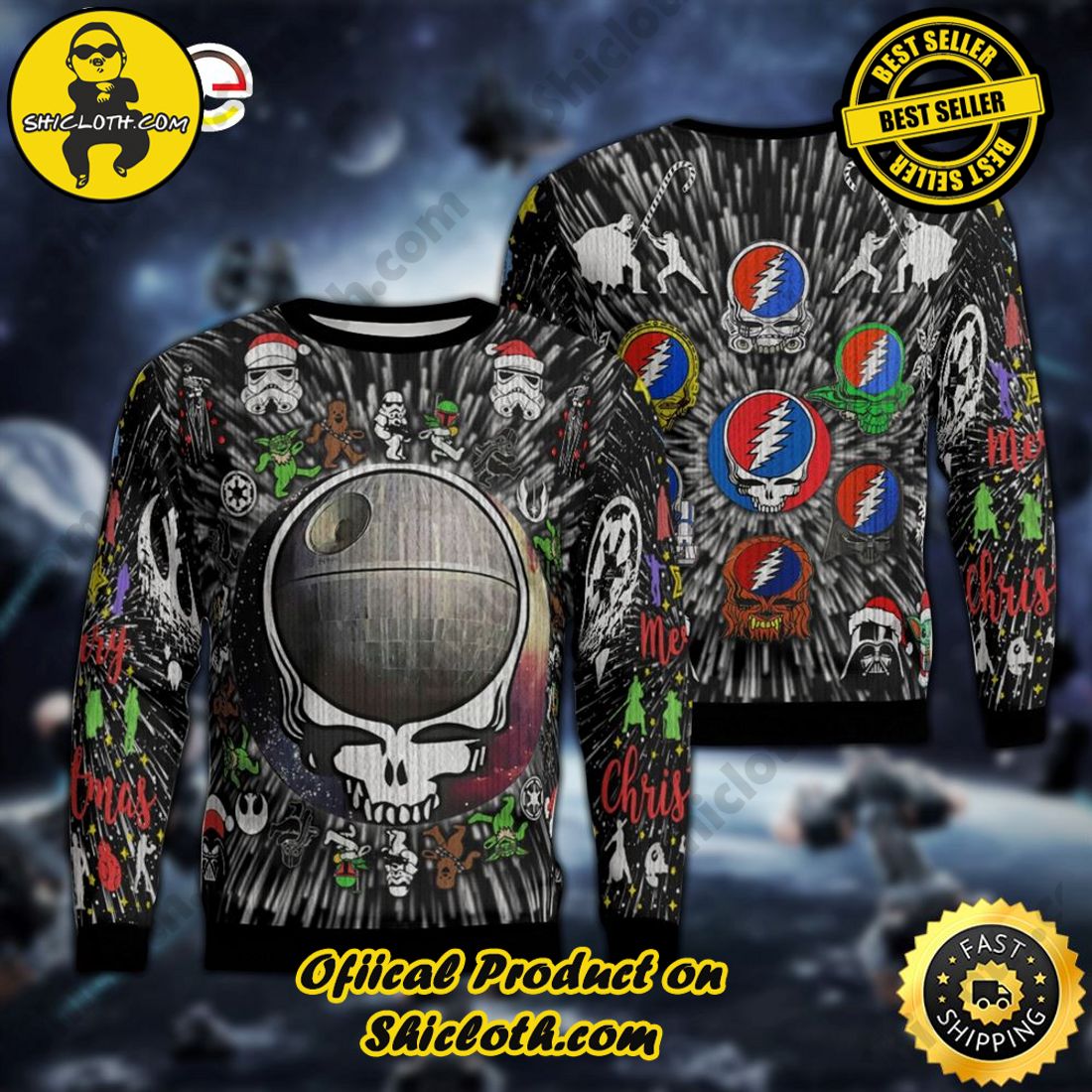 Best Seller and Hot Trending : Exploring Shicloth's NFL Ugly Sweater Collection 40 Grateful Dead Star Wars Ugly Ugly Sweater