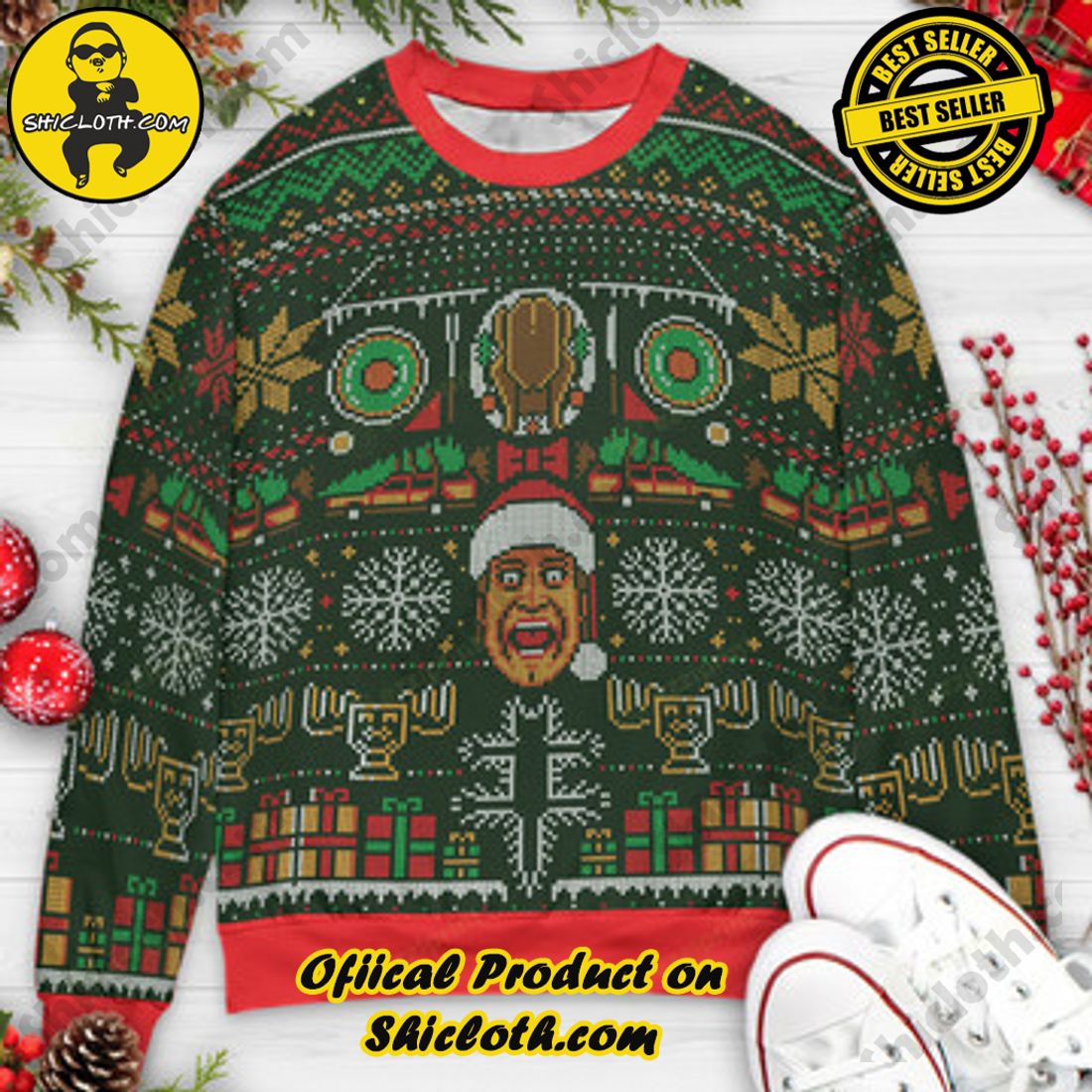 Hot Trending and Best Seller: Shiclothshop's Ugly Christmas Sweaters: Embrace Festive Fashion with Flair 34 Griswold christmas Clark Griswold National Lampoon's Christmas Vacation Ugly Christmas Sweaters