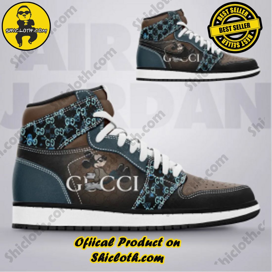 Shiclothshop's Air Jordan 1 Sneakers: Affordable Elegance and Uncompromised Quality 12 Gucci Air Jordan 1 Sneaker Hot 2023 Style 3
