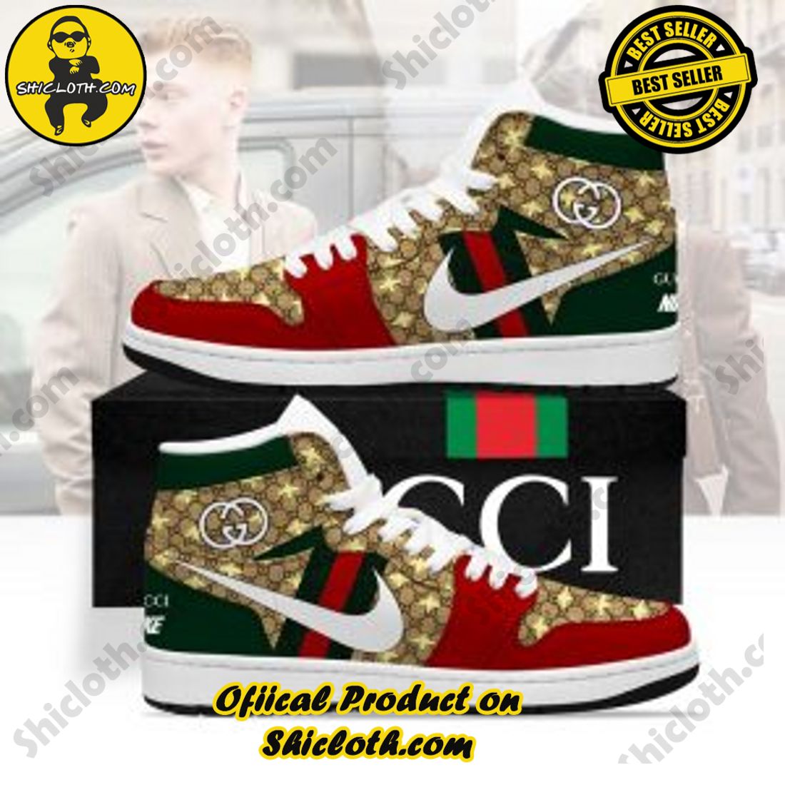 Shiclothshop's Air Jordan 1 Sneakers: Affordable Elegance and Uncompromised Quality 15 Gucci Air Jordan 1 Sneaker Hot 2023 Style 6
