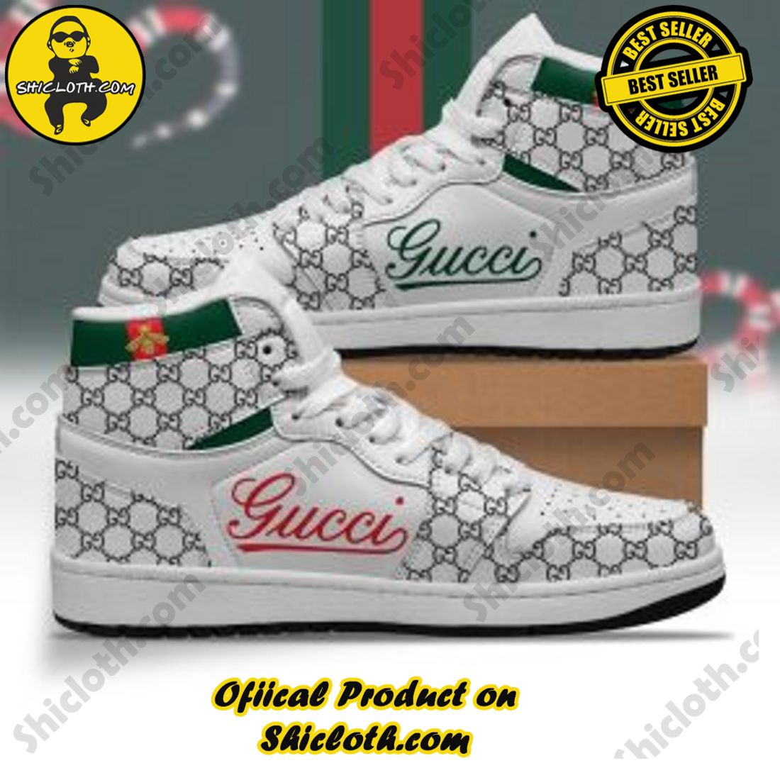 Shiclothshop's Air Jordan 1 Sneakers: Affordable Elegance and Uncompromised Quality 17 Gucci Air Jordan 1 Sneaker Hot 2023 Style 8