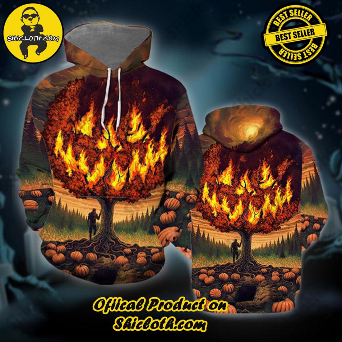 Shiclothshop's 3D Hoodies: The Ultimate Fashionable Gift for Everyone 38 Halloween 3D All Over Print Hoodie