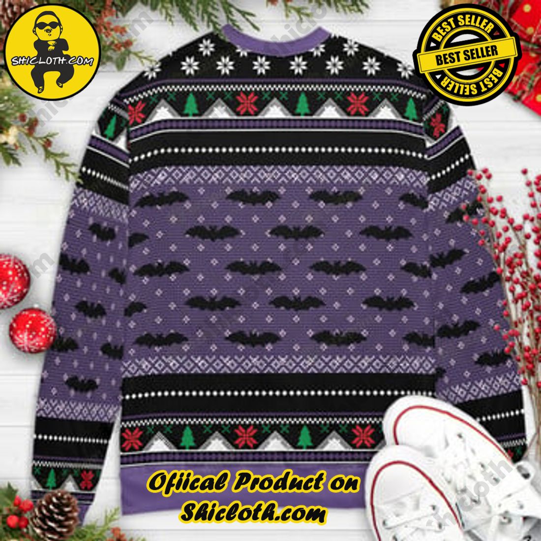 Have A Regular Human Holiday What We Do in the Shadows Ugly Christmas Sweaters 2 Have A Regular Human Holiday What We Do in the Shadows Ugly Christmas Sweaters - Image 2