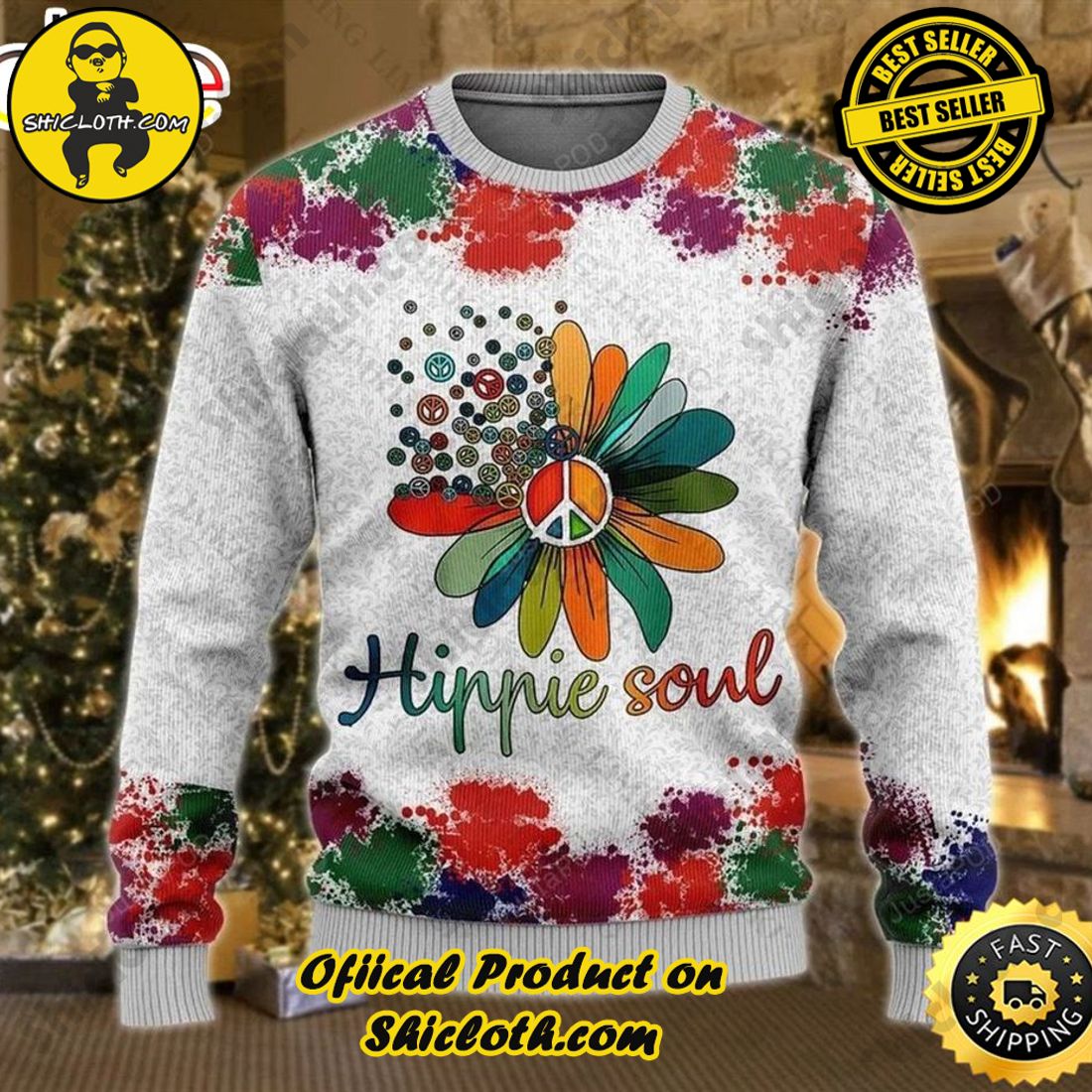 Hot trending for Christmas : Sweaters from Shiclothshop 17 Hippie Soul Ugly Christmas Sweater Ugly Sweater Ideas