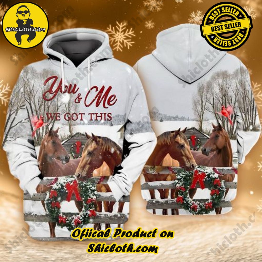 Hot trending: Explore the Ultimate Personalized Style with Shiclothshop's 3D Custom Hoodies 14 Horse 3D All Over Print Custom Hoodie For Men