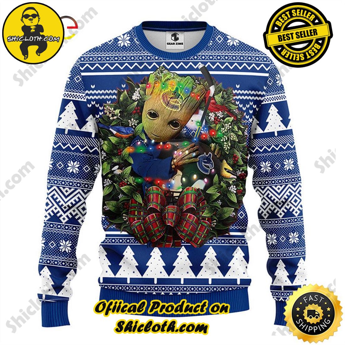 NFL Indianapolis Colts Skull Flower Ugly Christmas Ugly Sweater –