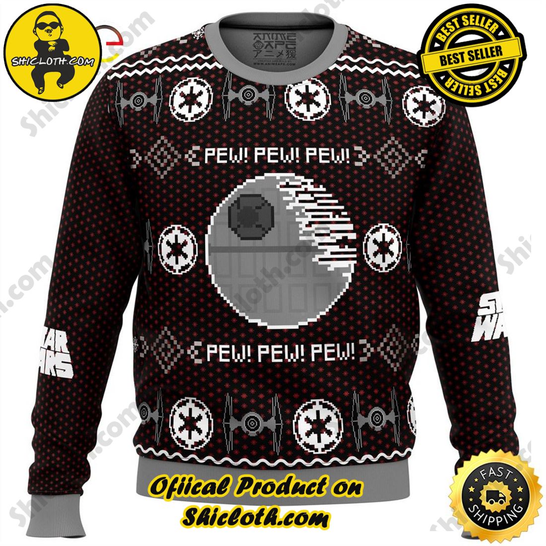Hot trending and Best seller for Christmas : Sweaters from Shiclothshop 4 Imperial Sweater Star Wars Ugly Sweater Ideas