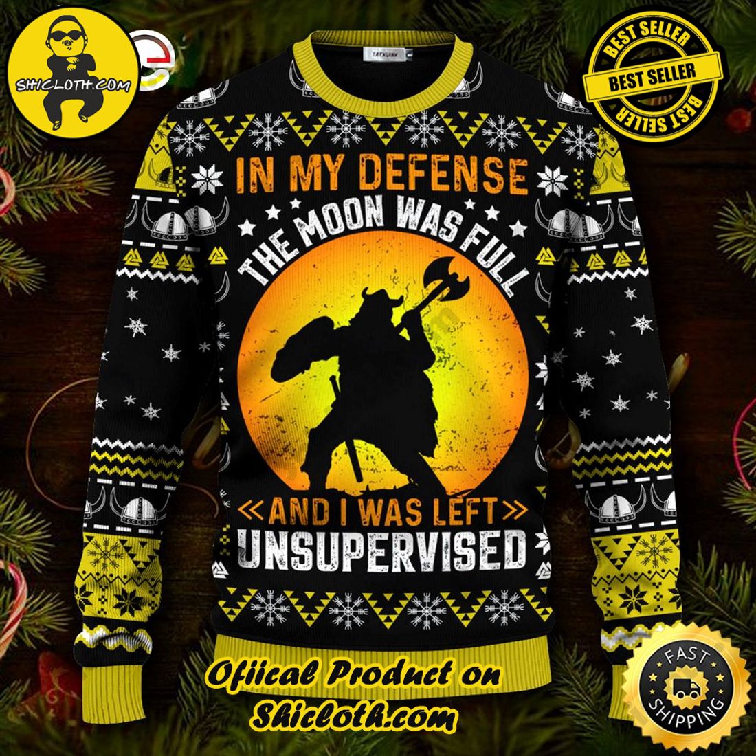 Best seller: Warm Up Your Holidays with Shiclothshop's Cozy Christmas Sweaters for a Peaceful Season 52 I’m Not A Hero You Ugly Christmas Sweater For Men & Women Christmas Gift Sweater