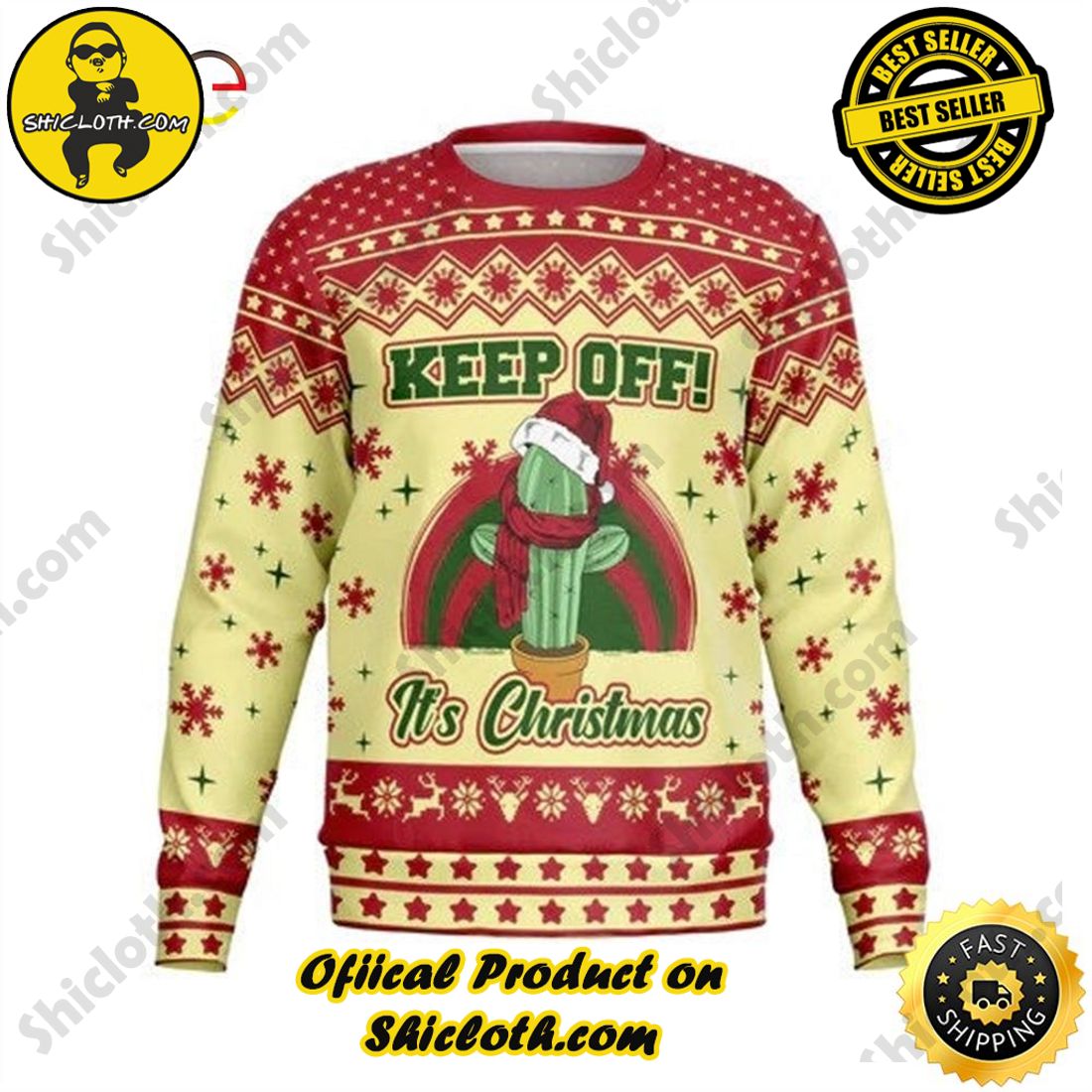 Shiclothshop's Ugly Christmas Sweaters: Embrace Festive Fashion with Flair 27 Keep Off It’s Christmas Ugly Sweater
