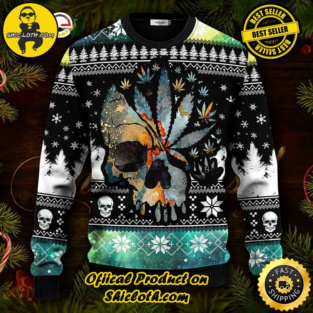 Best seller: Warm Up Your Holidays with Shiclothshop's Cozy Christmas Sweaters for a Peaceful Season 59 Native American Chief Christmas Pattern Ugly Christmas Sweater For Men & Women Christmas Gift Sweater