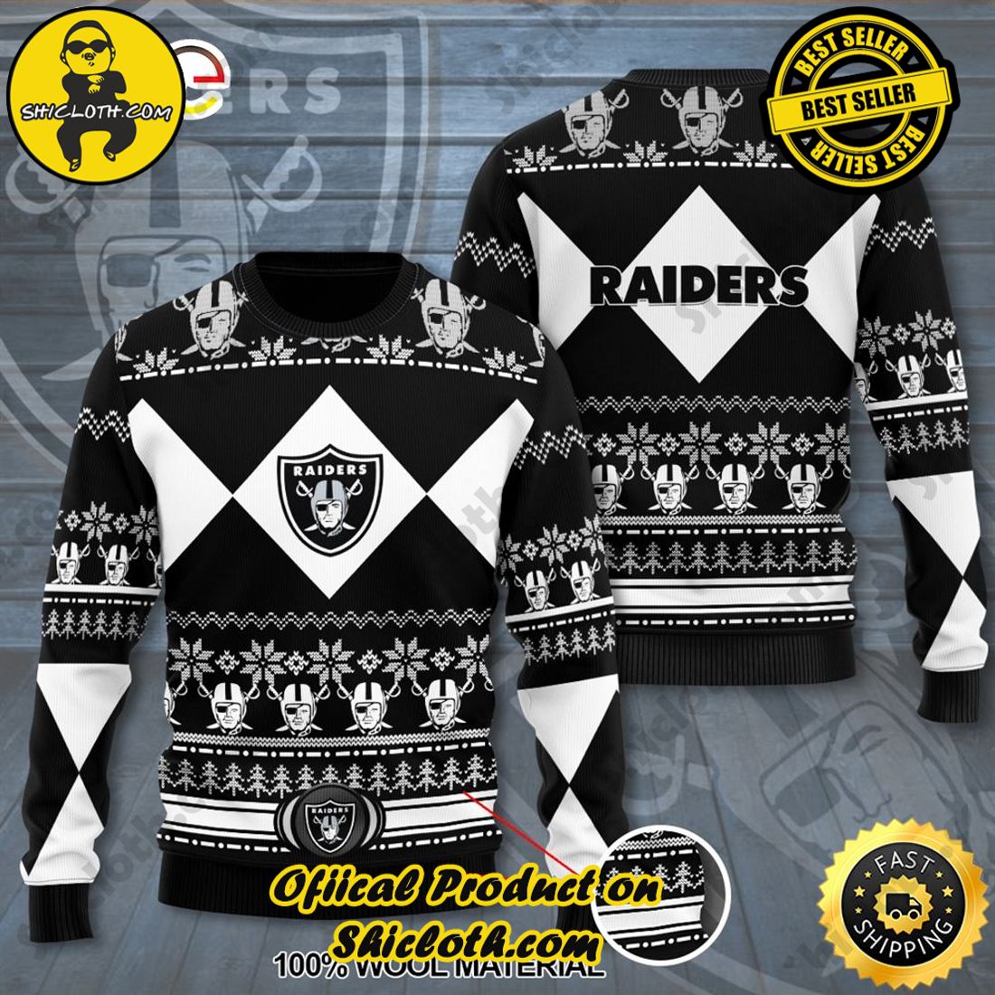 Las Vegas Raiders Football Team Nfl Ugly Christmas Sweater - Shibtee  Clothing