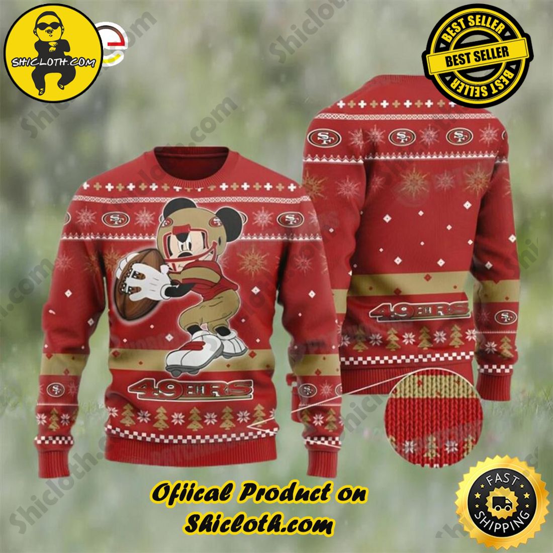 Dallas Cowboys Mickey Mouse Ugly Sweater