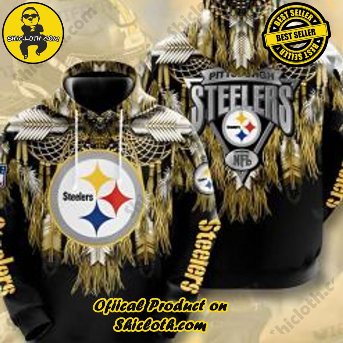 Pittsburgh Steelers Punisher New Skull Full 3D Hoodie All