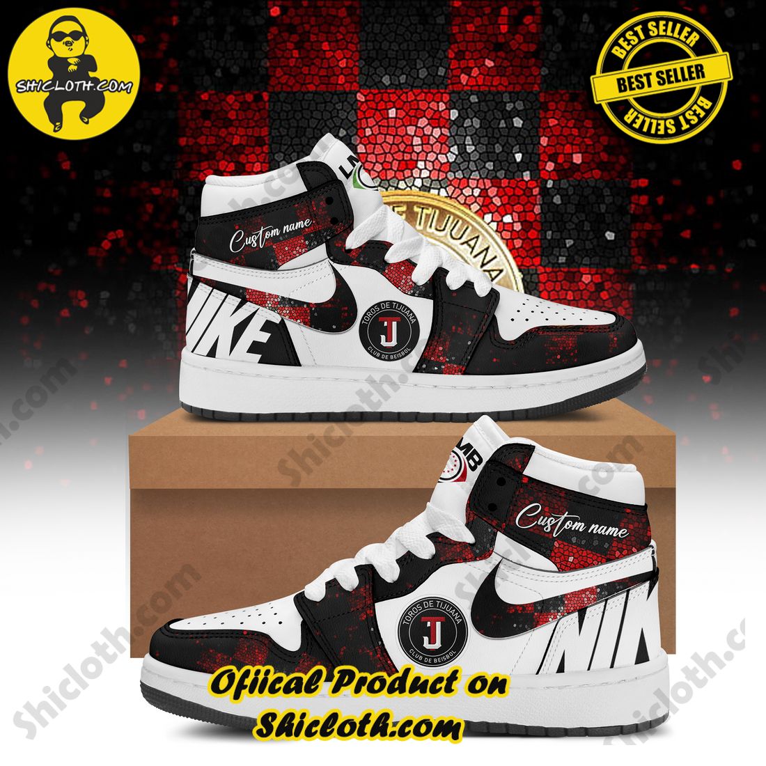 Hot Trending Shiclothshop's Air Jordan 1 Sneakers: Affordable Elegance and Uncompromised Quality 20 Personalized Baseball LMB Toros De Tijuana Nike Air Jordan 1 Sneaker Style 1