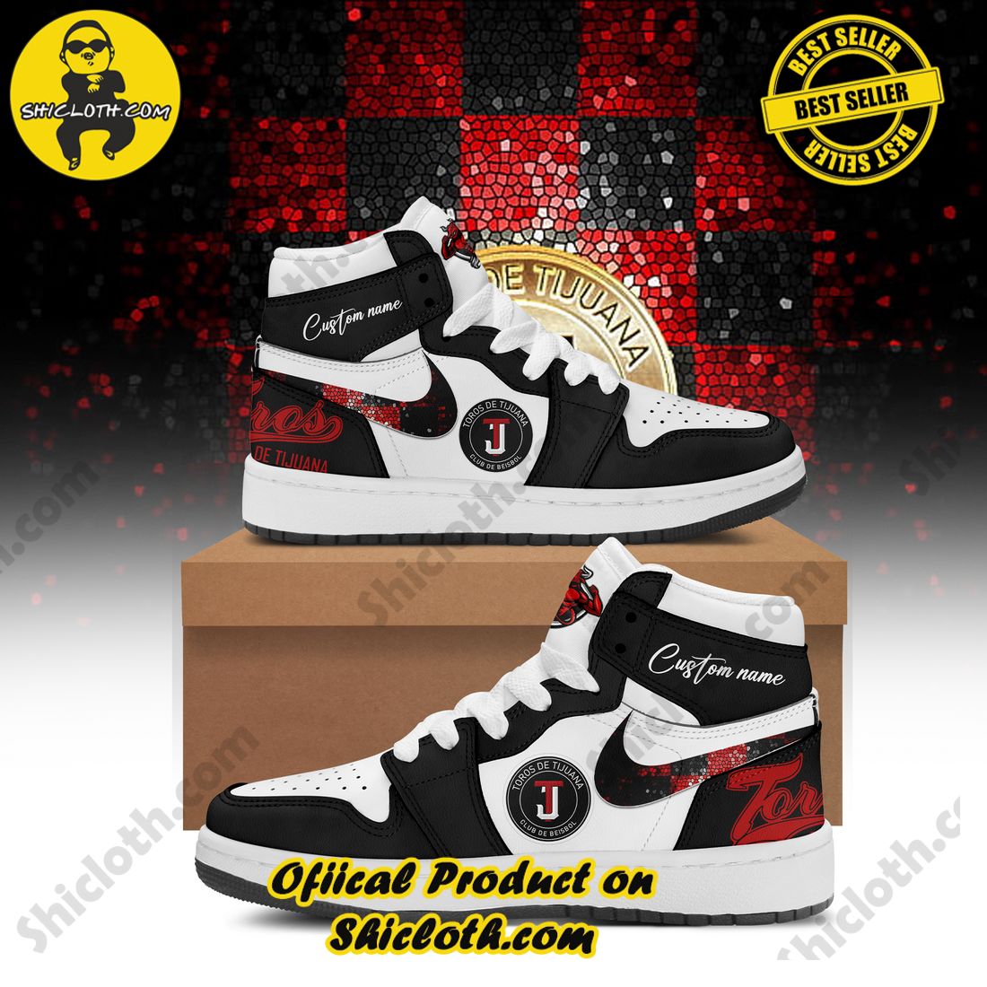 Hot Trending Shiclothshop's Air Jordan 1 Sneakers: Affordable Elegance and Uncompromised Quality 21 Personalized Baseball LMB Toros De Tijuana Nike Air Jordan 1 Sneaker Style 2