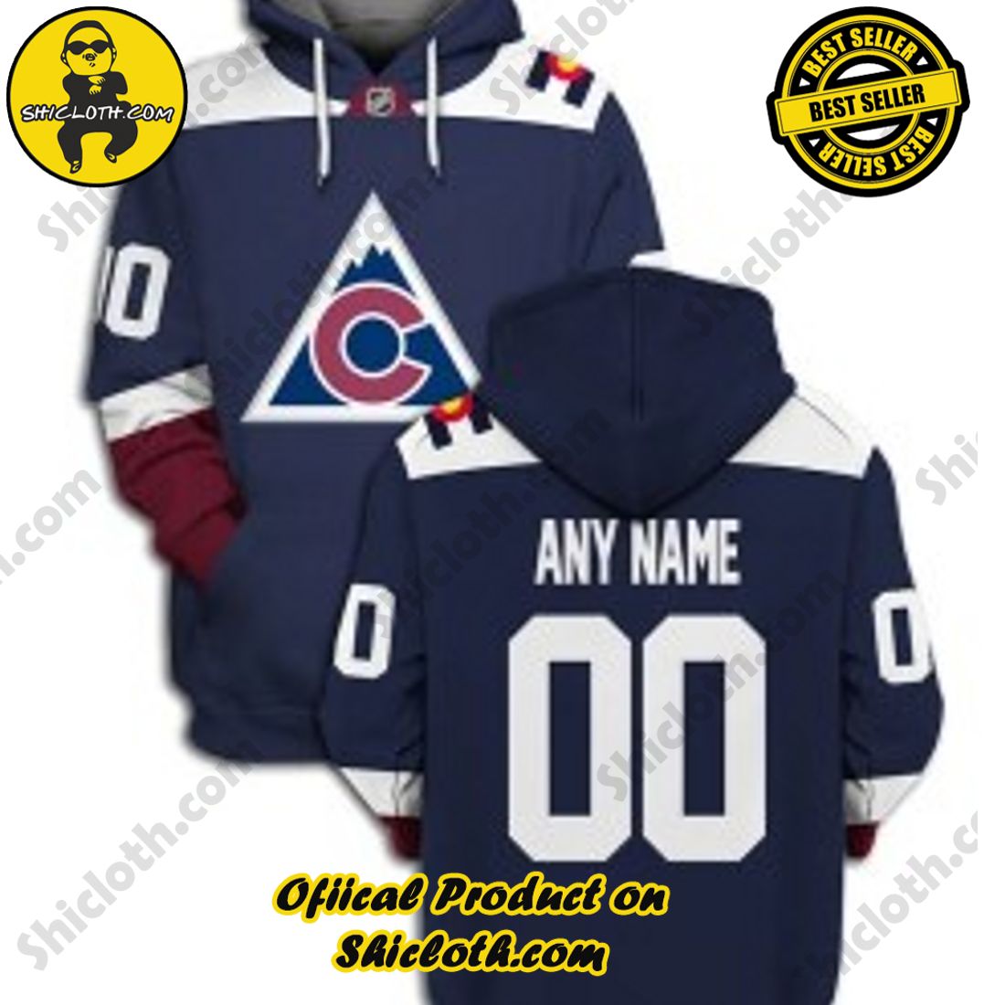 3D Los Angeles Kings NHL Custom Name Number Hockey Jersey - Owl