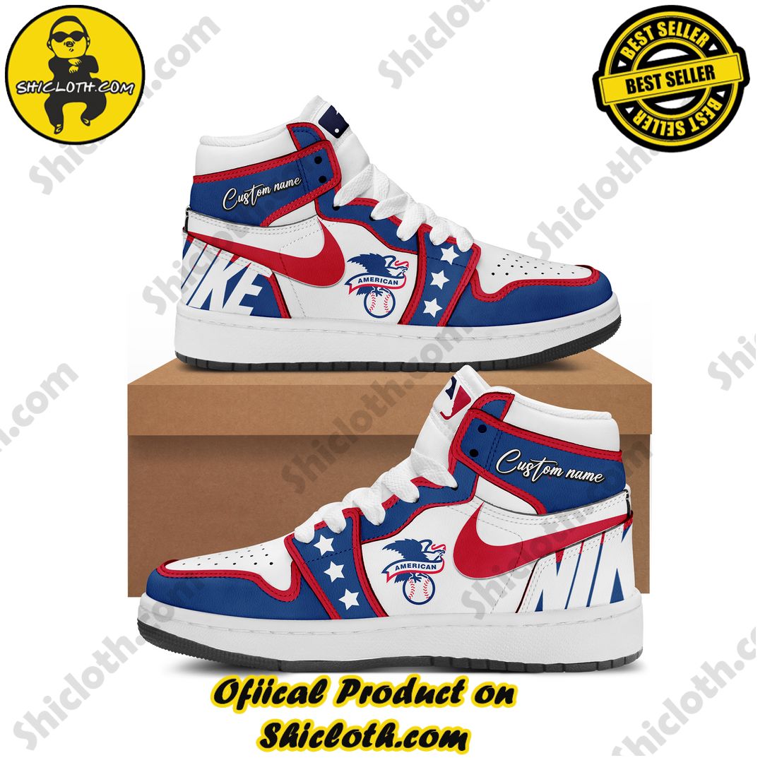 Hot Trending Shiclothshop's Air Jordan 1 Sneakers: Affordable Elegance and Uncompromised Quality 27 Personalized MLB American League Nike Air Jordan 1 Sneaker Style 1