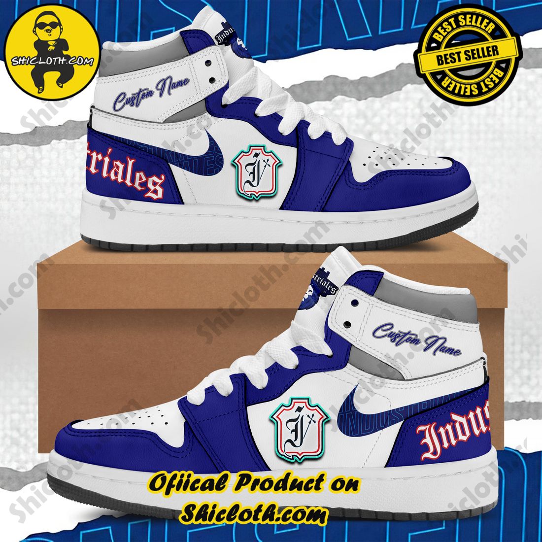 Best Seller Shiclothshop's Air Jordan 1 Sneakers: Affordable Elegance and Uncompromised Quality 18 Personalized MLB Pittsburgh Maulers Replica Nike Air Jordan 1 Sneaker