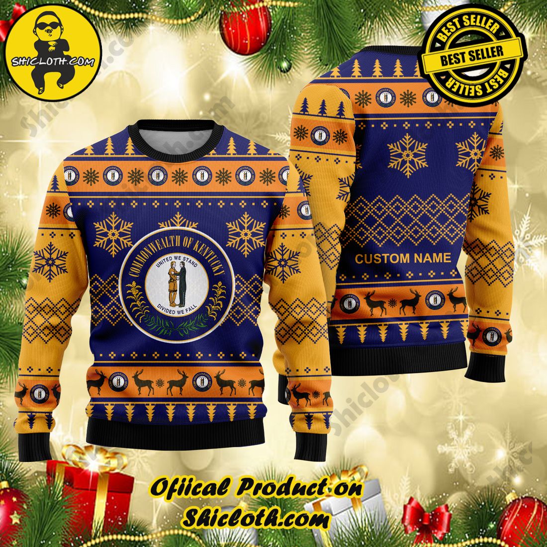 Hot Trending Shiclothshop's Sweaters: Affordable Elegance and Uncompromised Quality 14 Personalized name Kentucky Christmas Ugly Sweaters