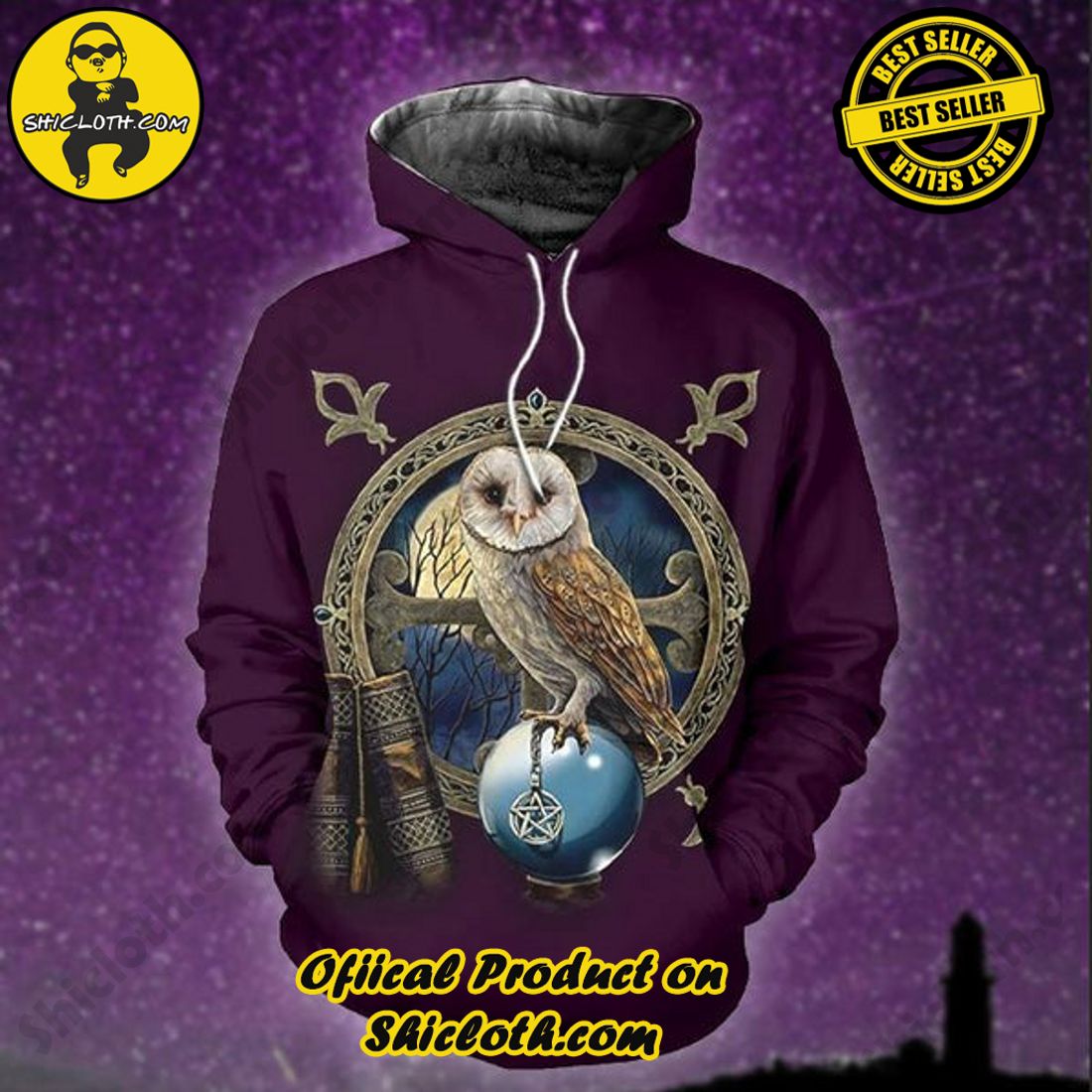 Hot trending: Explore the Ultimate Personalized Style with Shiclothshop's 3D Custom Hoodies 27 Printed Owl 3D All Over Print Custom Hoodie For Men