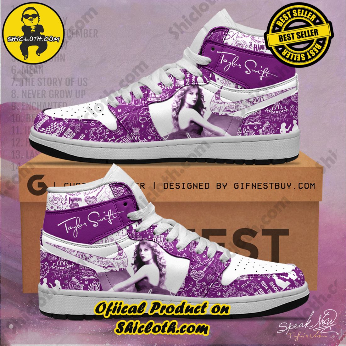 US UK Band Nike Air Jordan 1 Sneakers