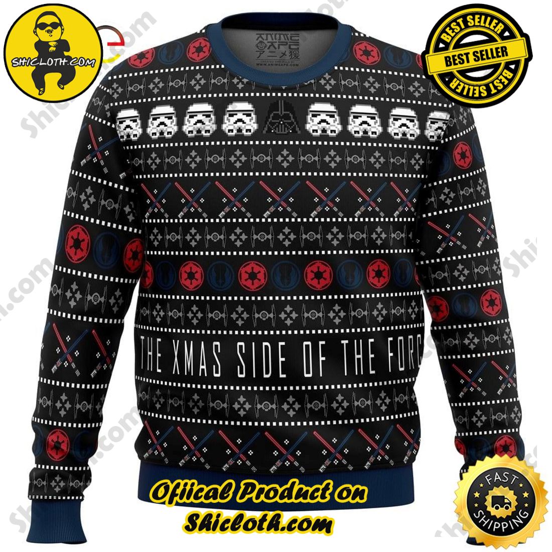 Best Seller : Exploring Shicloth's NFL Ugly Sweater Collection 18 The Xmas Side Of The Ugly Sweater
