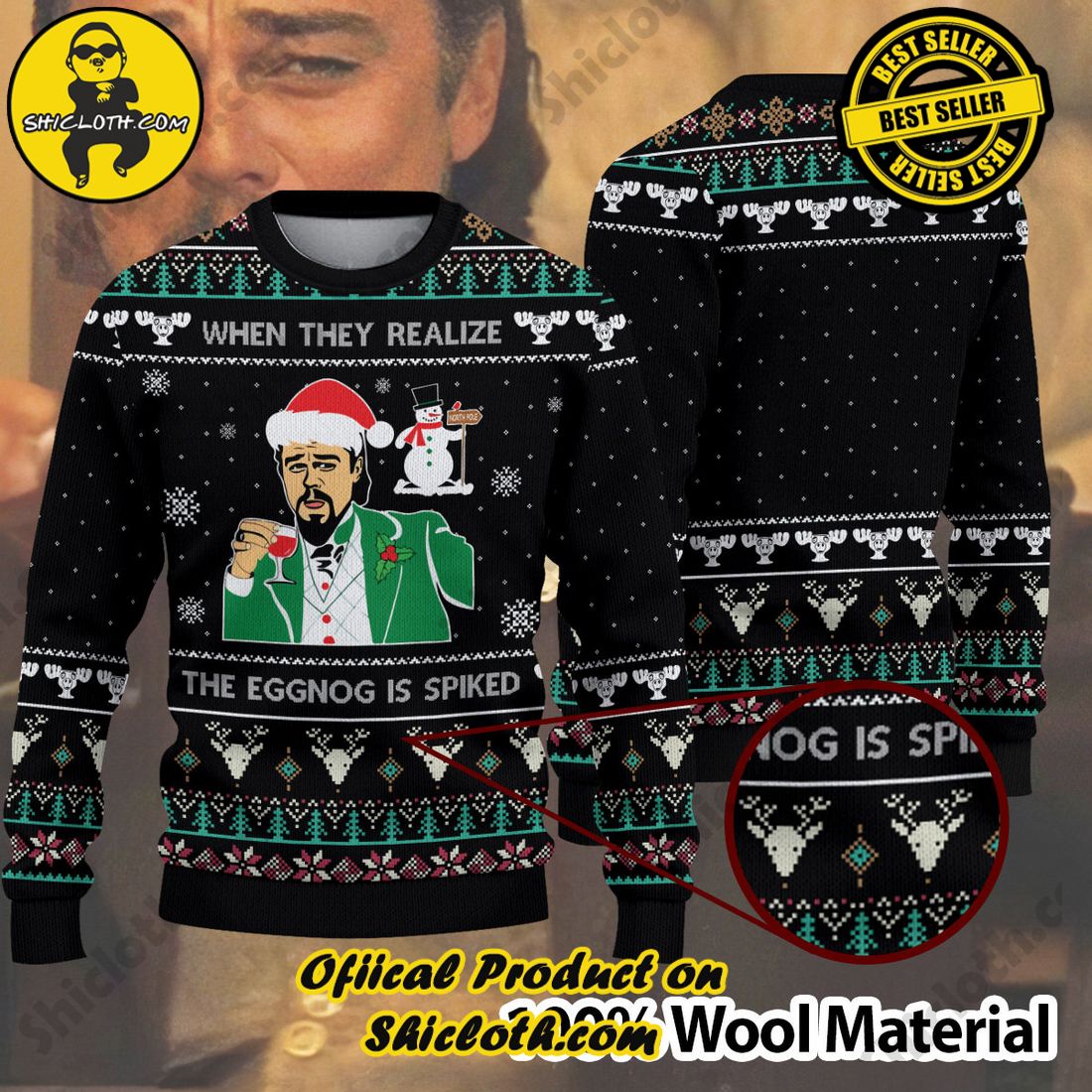 Best seller and Hot trending: Warm Up Your Holidays with Shiclothshop's Cozy Christmas Sweaters for a Peaceful Season 79 When They Realize The Eggnog Is Spiked Ugly Christmas Sweater For Men & Women Christmas Gift Sweater