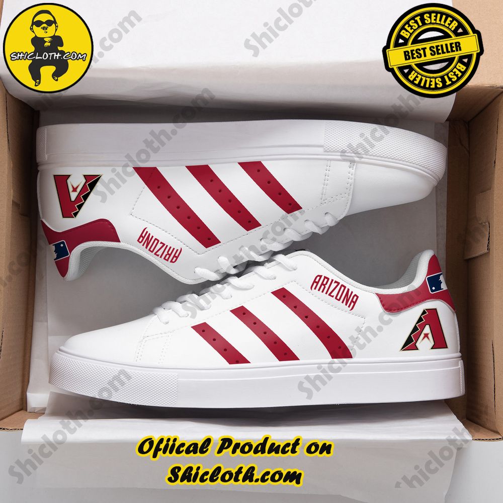 Best Seller: Step into Style with Shiclothshop's Stan Smith Low Top Shoes 7 Arizona Diamondbacks Adidas Stan Smith Shoes Style 6
