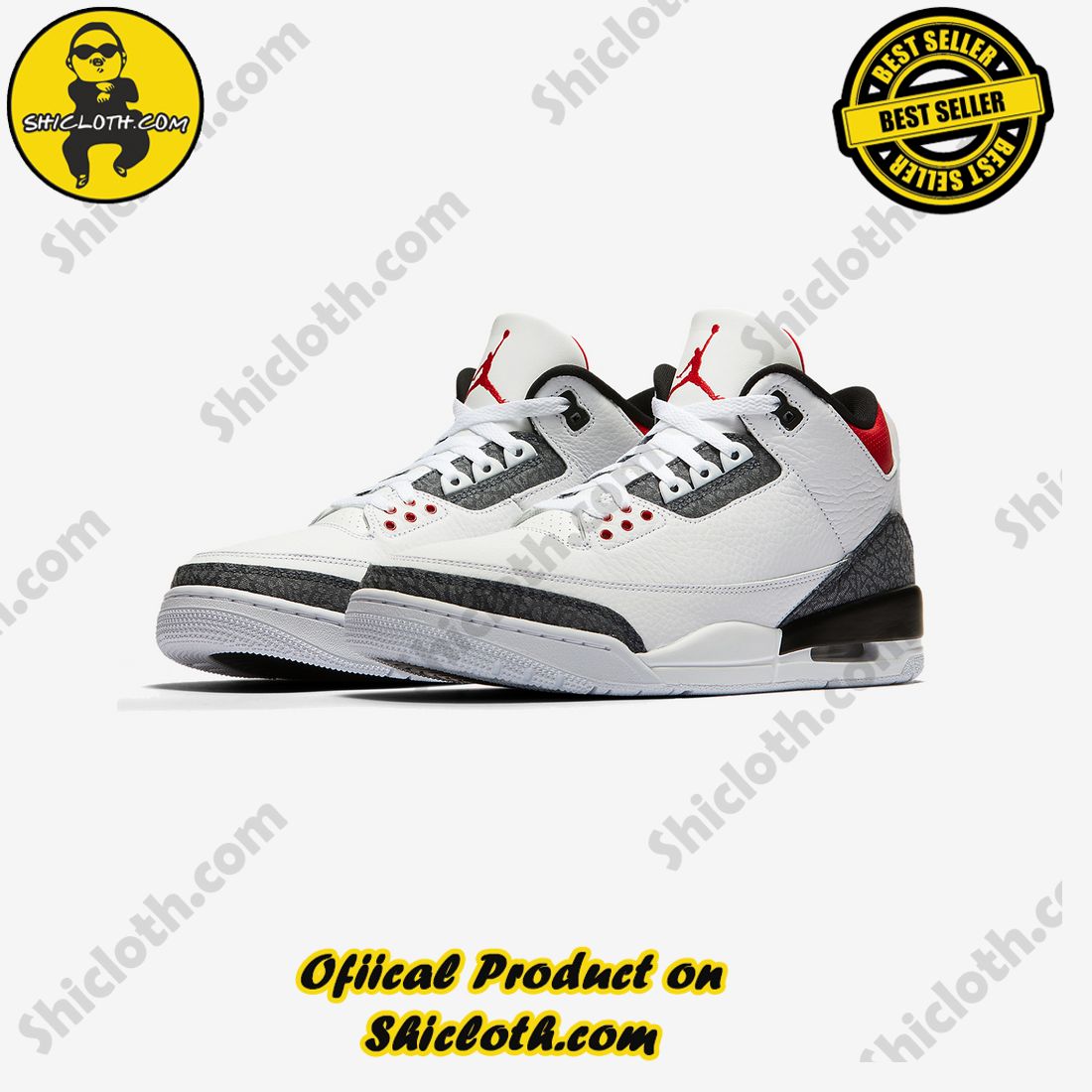Authentic Jordan 3 Retro SE Fire Red Denim (2020)