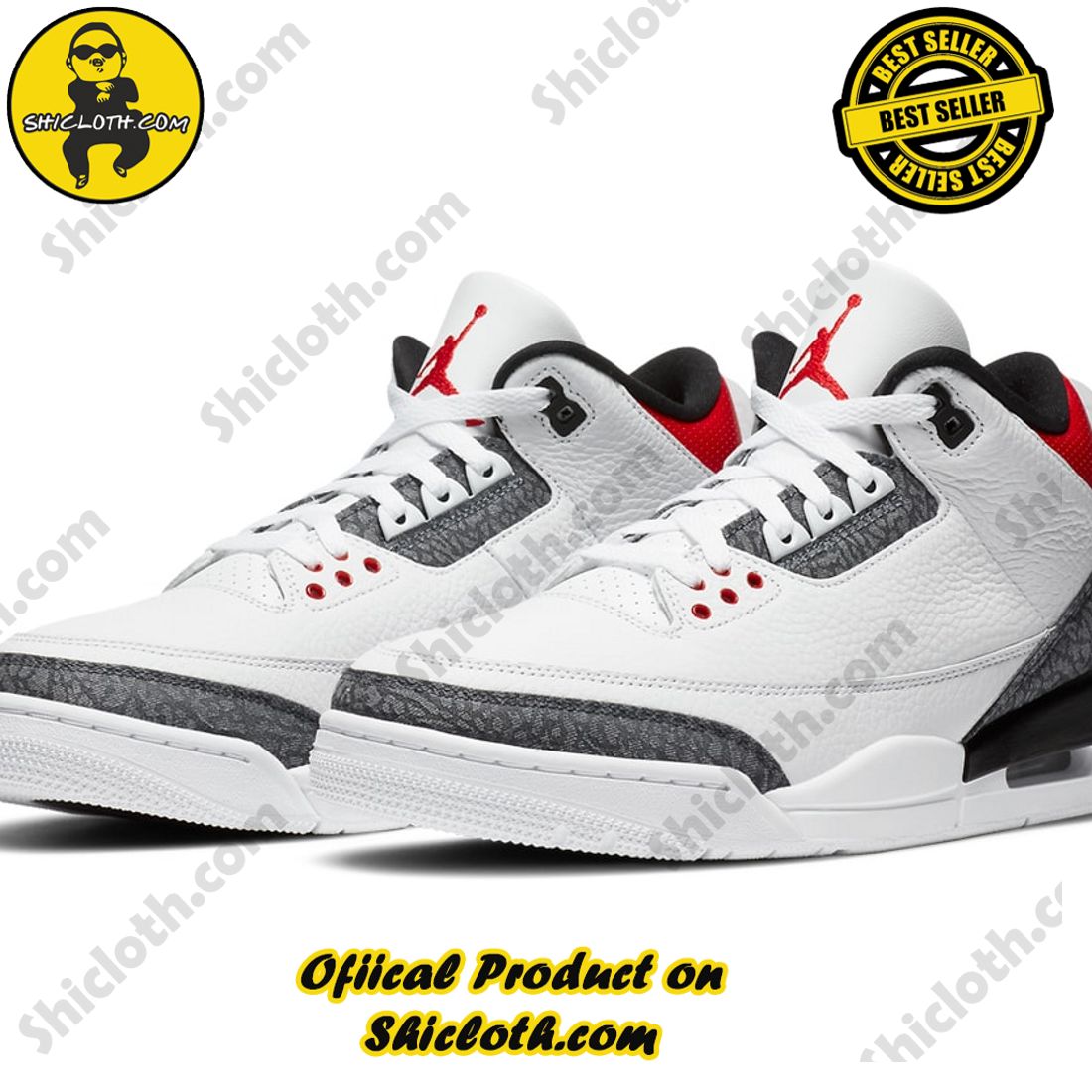 Authentic Jordan 3 Retro SE-T CO JP Fire Red Denim