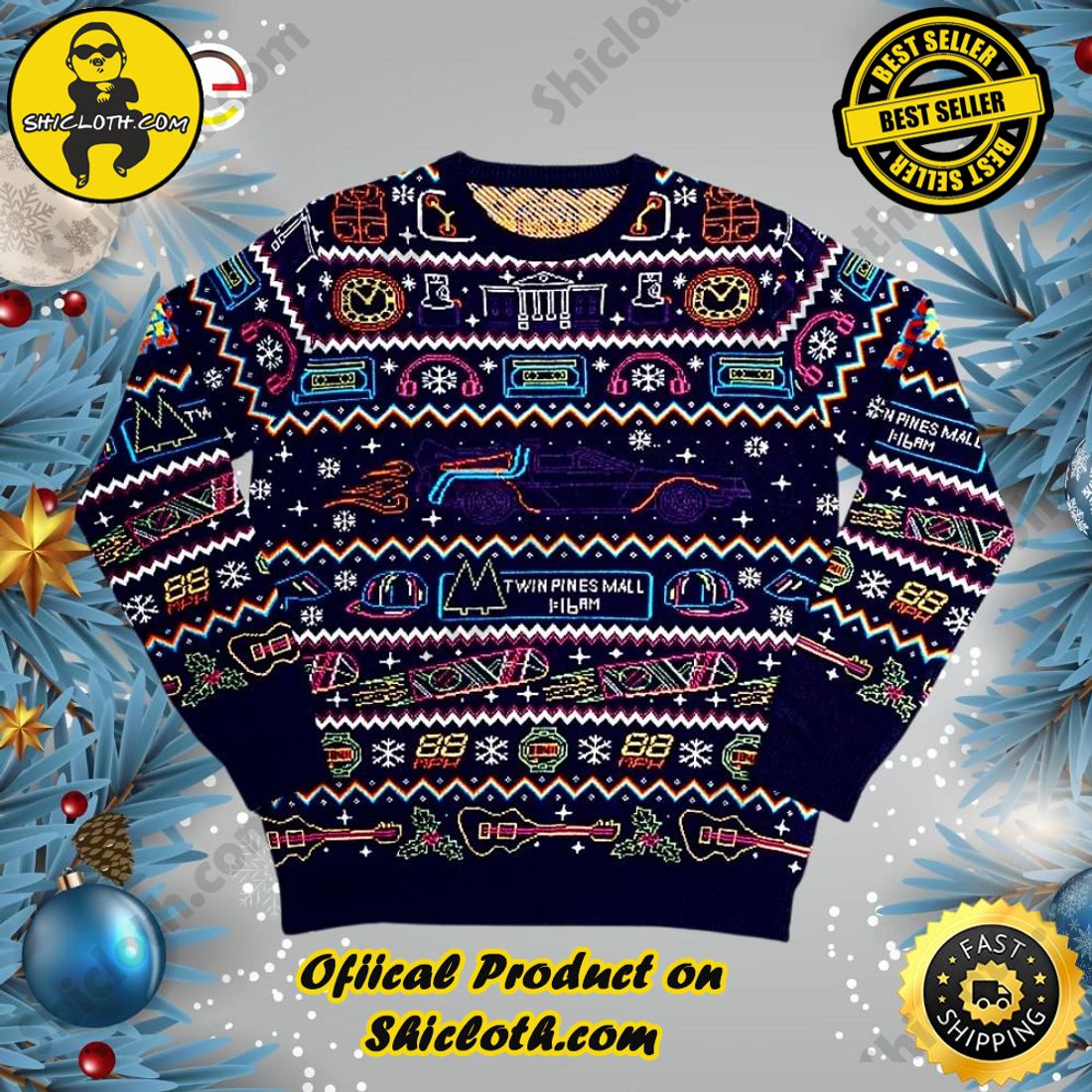 Top trending Shiclothshop's Sweater: The Perfect Cozy Christmas Gift 31 Back To The Future Ugly Christmas Sweater