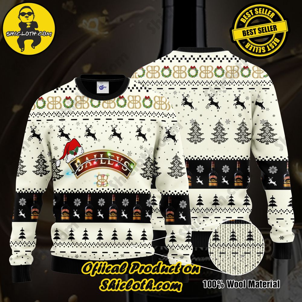 Hot Trending: Exploring Shiclothshop and Their Sweater Collection 1 Baileys Santa Hat Christmas Ugly Christmas Sweater