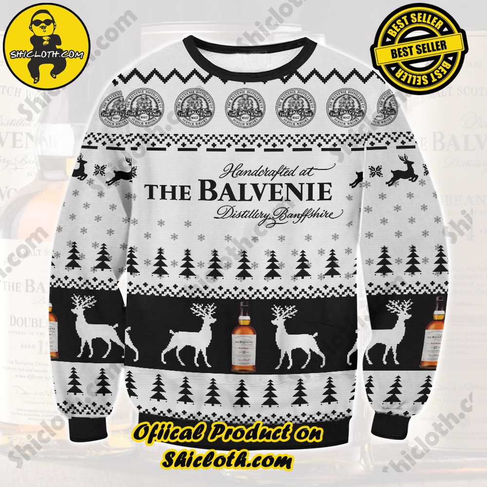 Unveiling Festive Delight: Shiclothshop's Unique Collection of Ugly Christmas Sweaters 54 Balvenie Ugly Christmas Sweater