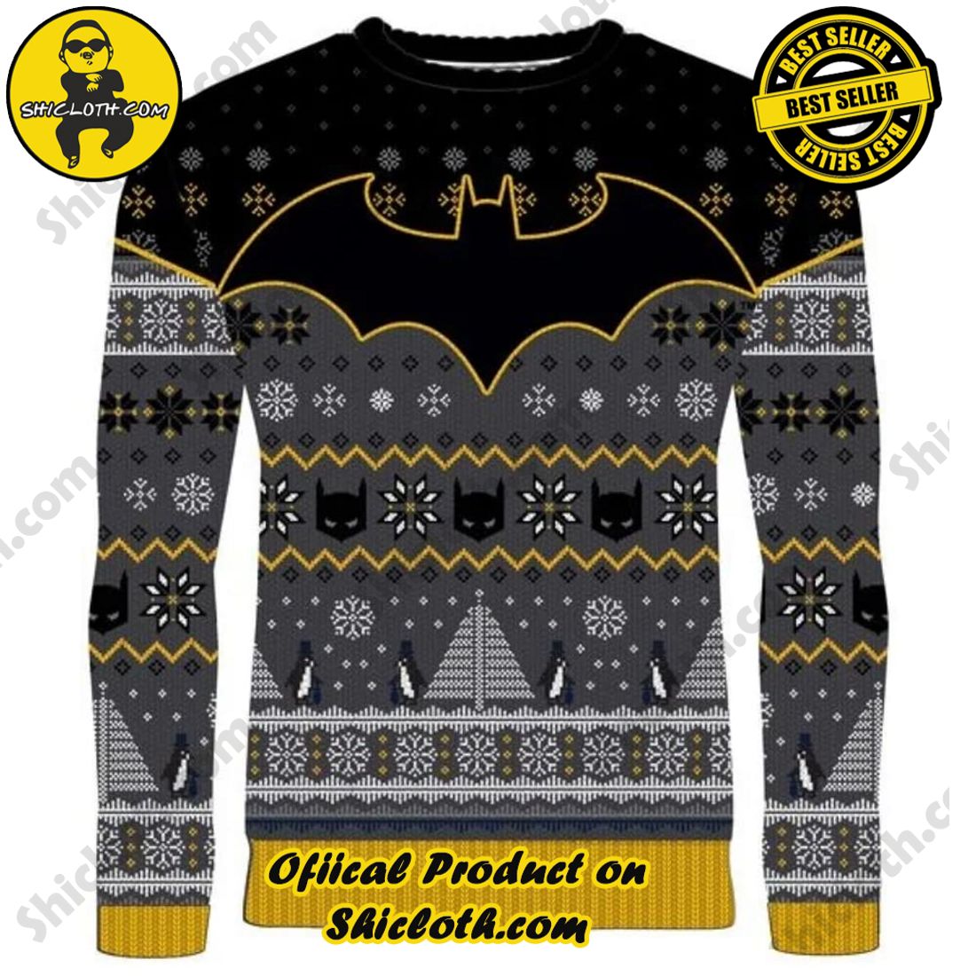Top trending Shiclothshop's Sweater: The Perfect Cozy Christmas Gift 36 Batman Goodwill In Gotham Ugly Christmas Sweater