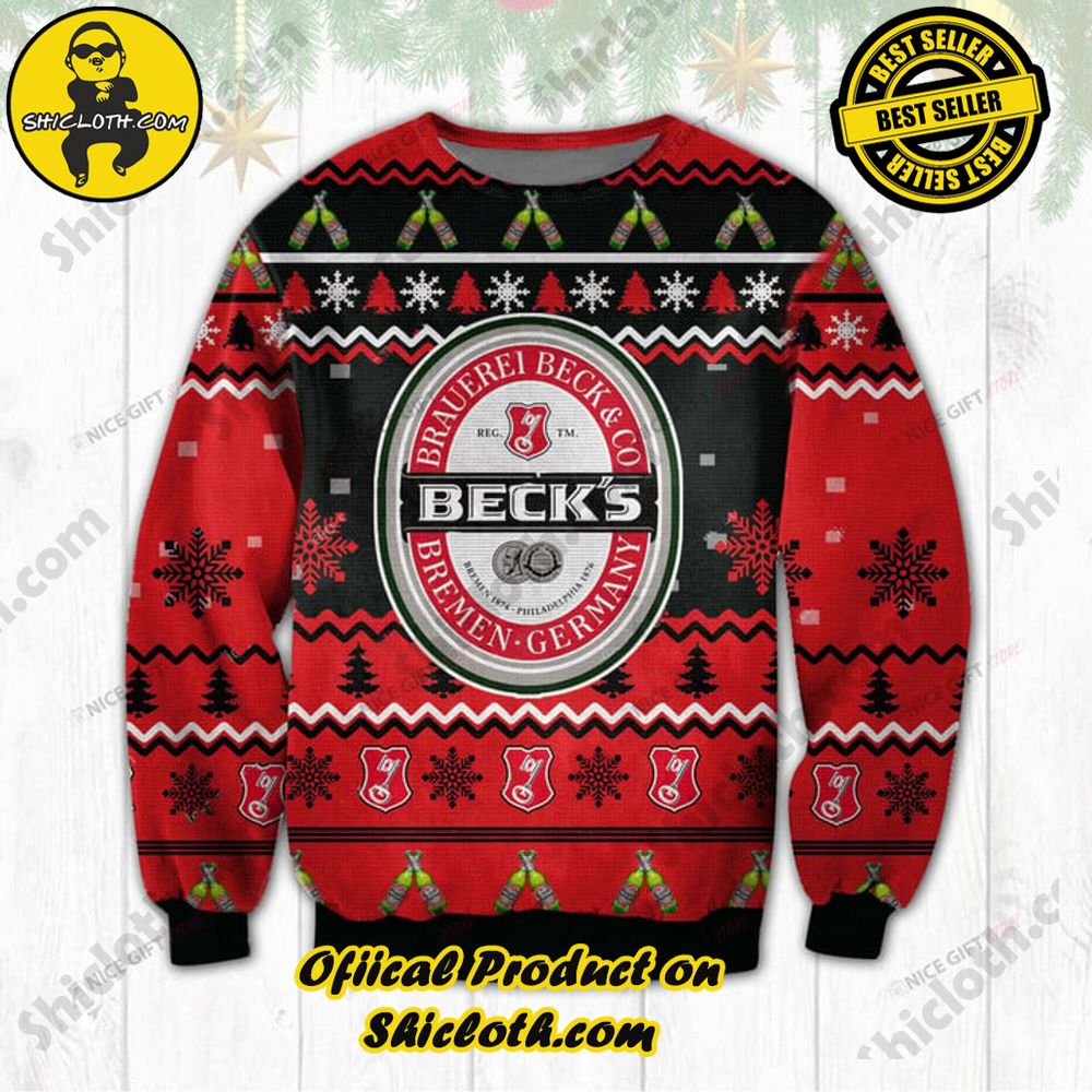 Best Seller Shiclothshop's Unique Collection of Ugly Christmas Sweaters 5 Beck's Ugly Sweater