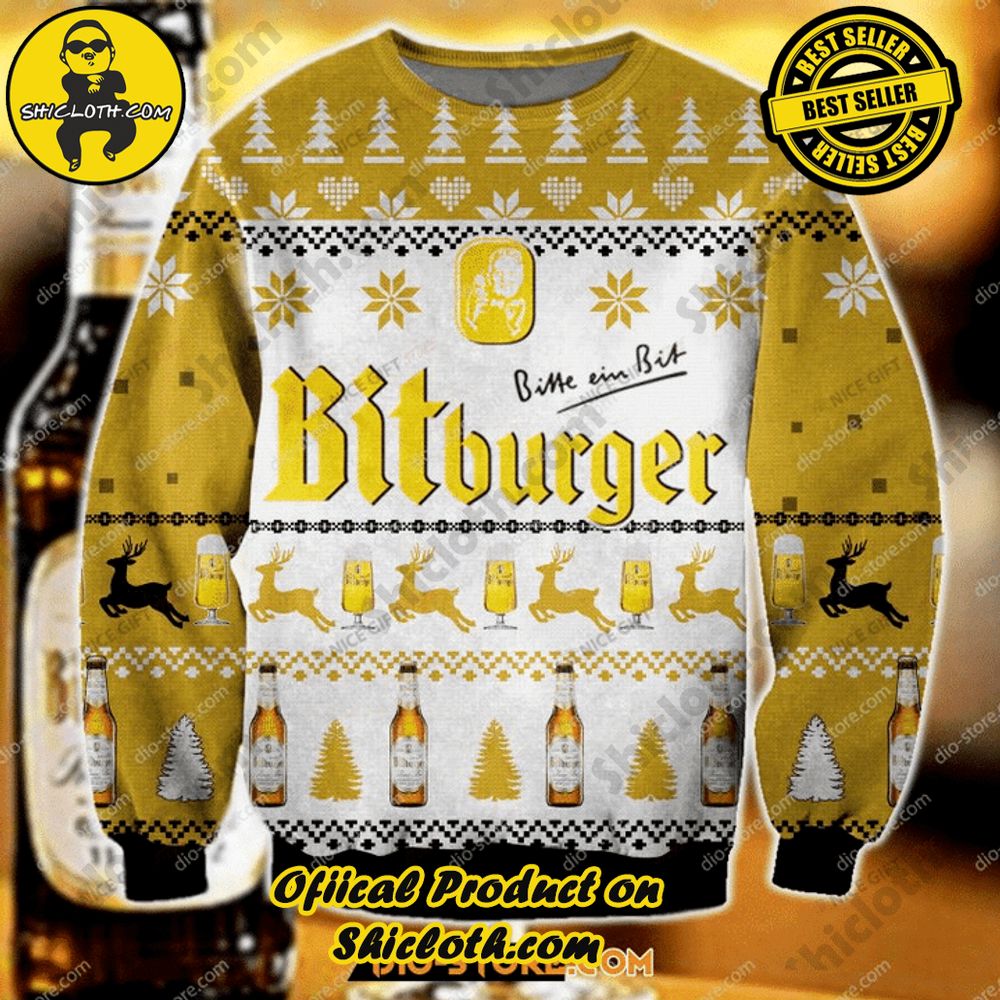 Best Seller Shiclothshop's Unique Collection of Ugly Christmas Sweaters 6 Bitburger Ugly Sweater