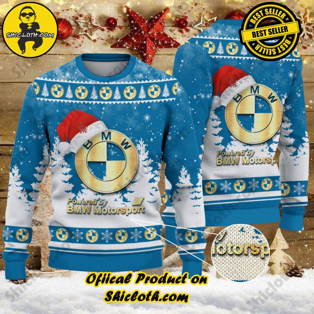 Unveiling Festive Delight: Shiclothshop's Unique Collection of Ugly Christmas Sweaters 8 BMW Motorsport Ugly Christmas Sweater